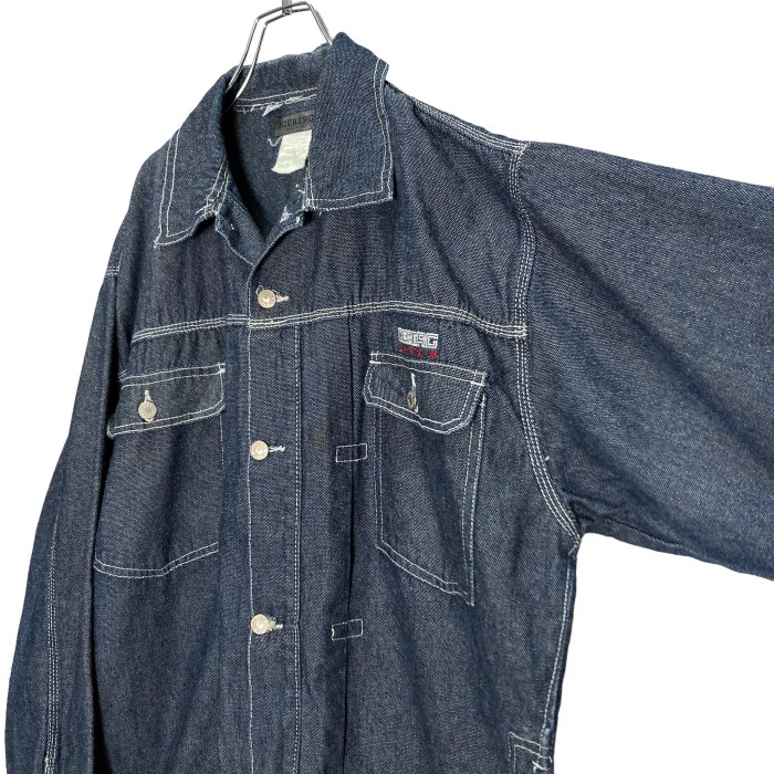 90s ICEBERG jeans Bigsized design denim jacket | Vintage.City 古着屋、古着コーデ情報を発信