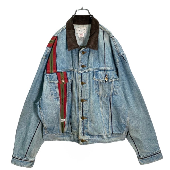 90s MARITHE FRANCOIS GIRBAUD switching denim jacket | Vintage.City