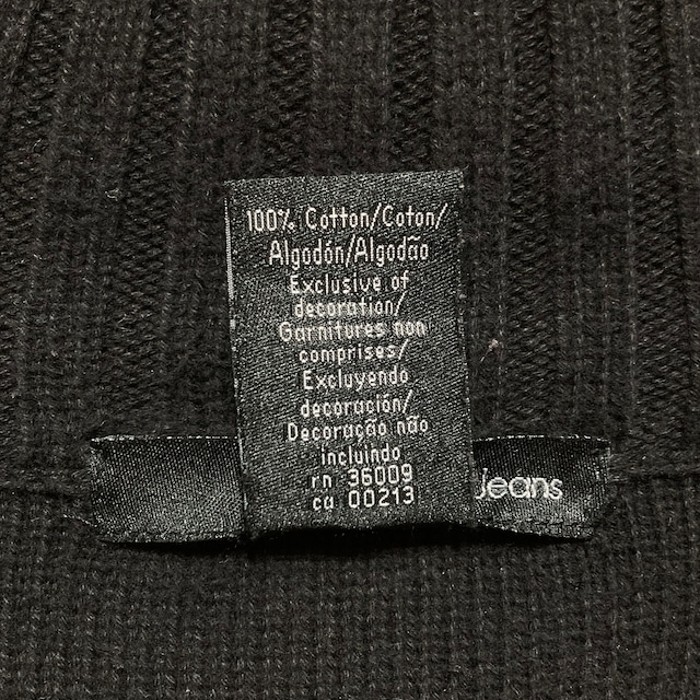 “Calvin Klein Jeans” Half Zip Cotton Knit | Vintage.City 古着屋、古着コーデ情報を発信