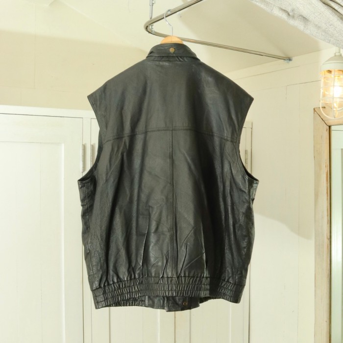 ECHT LEDER leather vest | Vintage.City 빈티지숍, 빈티지 코디 정보