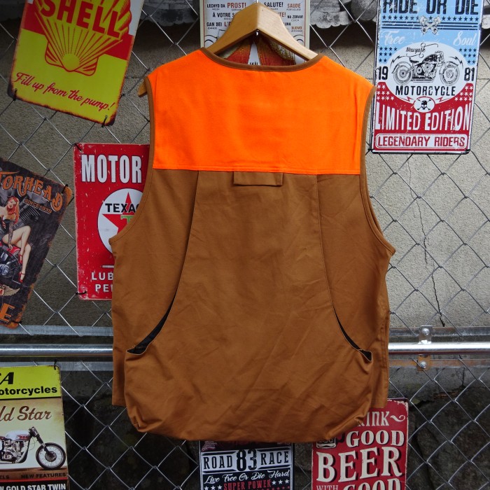 エルエルビーン ハンティングジャケット M 茶色 オレンジ 刺繍ロゴ ポケット 9362 | Vintage.City 古着屋、古着コーデ情報を発信