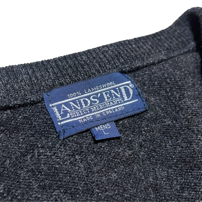 【LANDS'END】ラグランスリーブラムウールセーター MADE IN ENGLAND | Vintage.City 빈티지숍, 빈티지 코디 정보