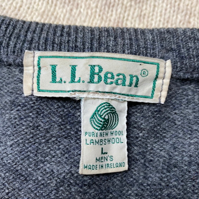 アイルランド製 90年代 L.L.Bean エルエルビーン ウールニットセーター