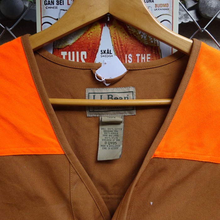 エルエルビーン ハンティングジャケット M 茶色 オレンジ 刺繍ロゴ ポケット 9362 | Vintage.City 빈티지숍, 빈티지 코디 정보