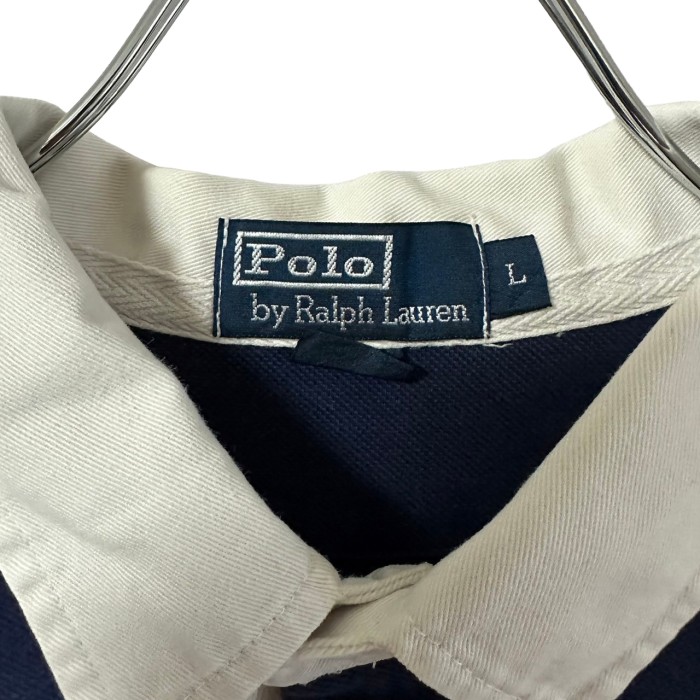 Ralph Lauren ラガーシャツ L 刺繍ロゴ ワンポイント ボーダー | Vintage.City 古着屋、古着コーデ情報を発信