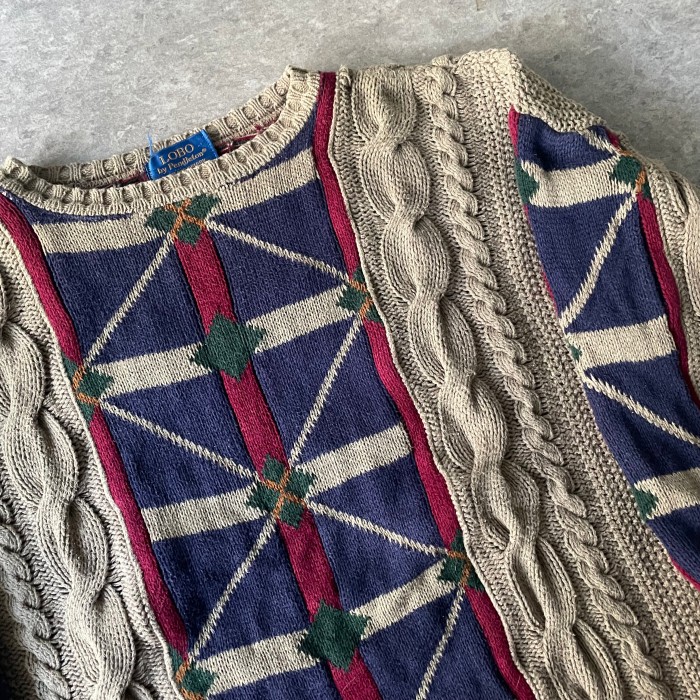 LOBO  by Pendleton  Design knit | Vintage.City 古着屋、古着コーデ情報を発信