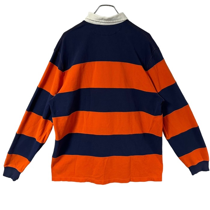 Ralph Lauren ラガーシャツ L 刺繍ロゴ ワンポイント ボーダー | Vintage.City 古着屋、古着コーデ情報を発信