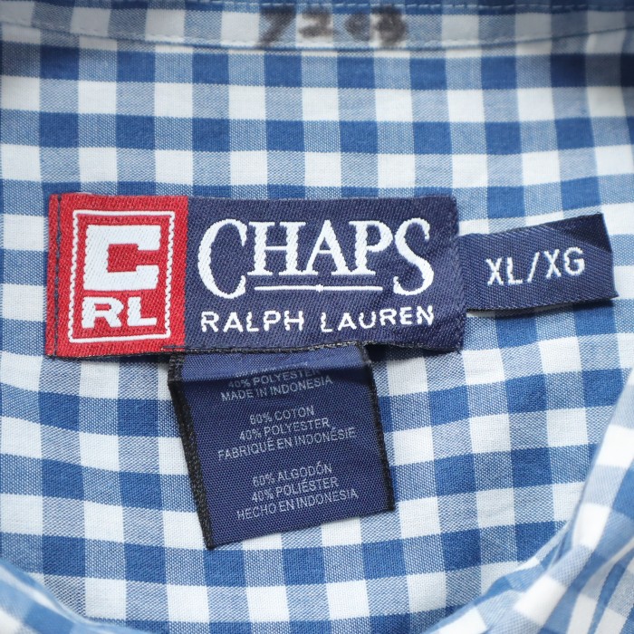 90s CHAPS ラルフローレン チャップス ギンガムチェックシャツ 古着 | Vintage.City 빈티지숍, 빈티지 코디 정보