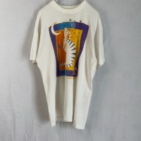 90s 猫 アートTシャツ アニマル 古着 白 ホワイト 動物 USA製 | Vintage.City 古着屋、古着コーデ情報を発信