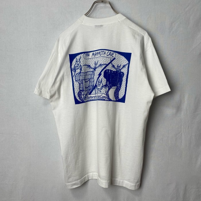 90s キャンプ 両面プリントTシャツ 古着 白 ホワイト 1994年 USA製 | Vintage.City 빈티지숍, 빈티지 코디 정보