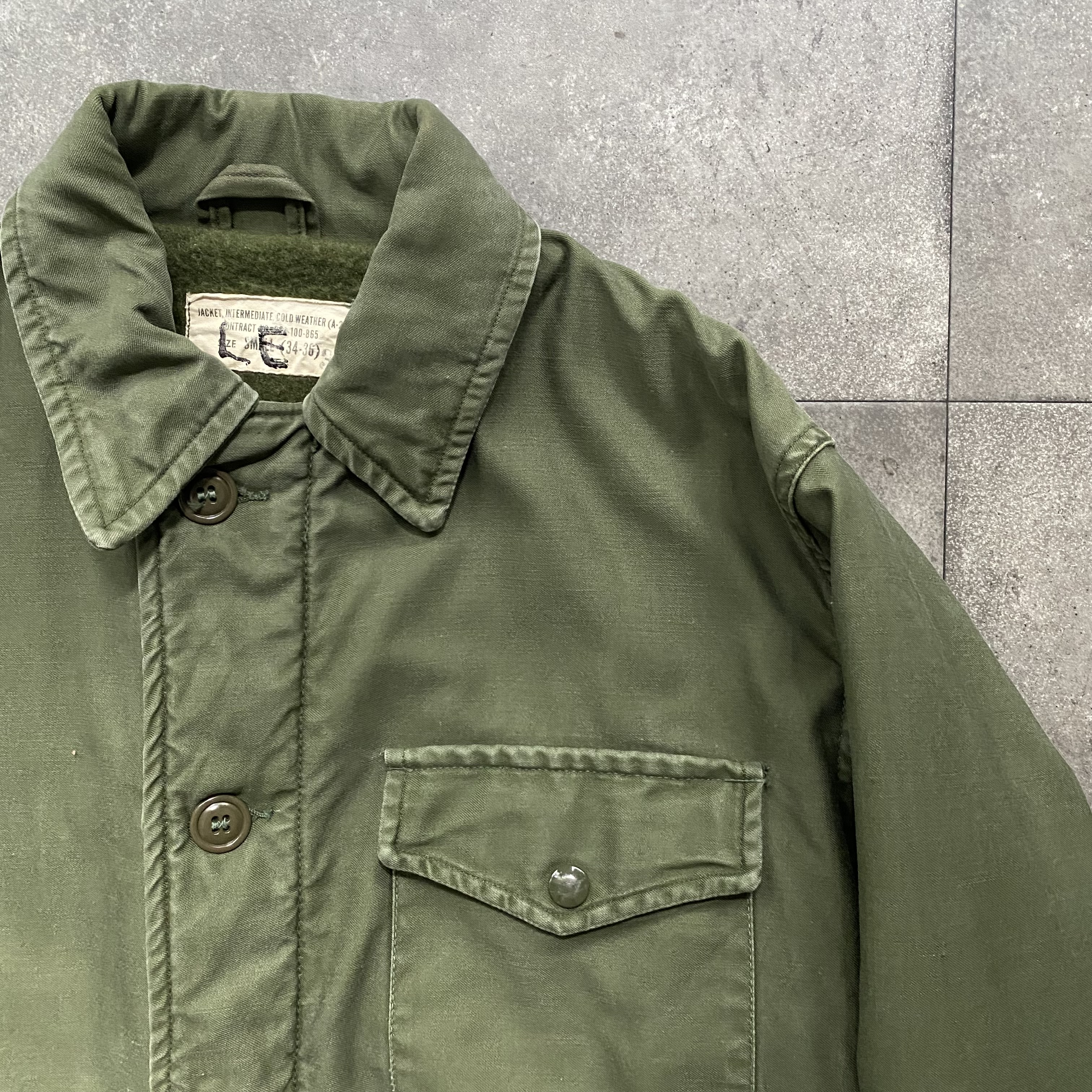 60s初期 U.S.NAVY A-2 デッキジャケット 三角フラップ | Vintage.City