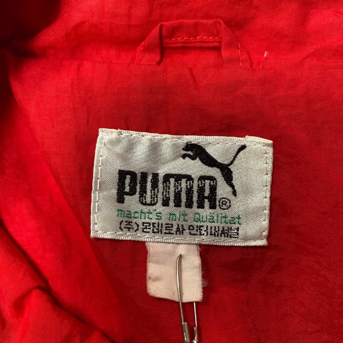 90s PUMA ブルゾン ナイロンジャケット 古着 プーマ 赤 レッド | Vintage.City 古着屋、古着コーデ情報を発信
