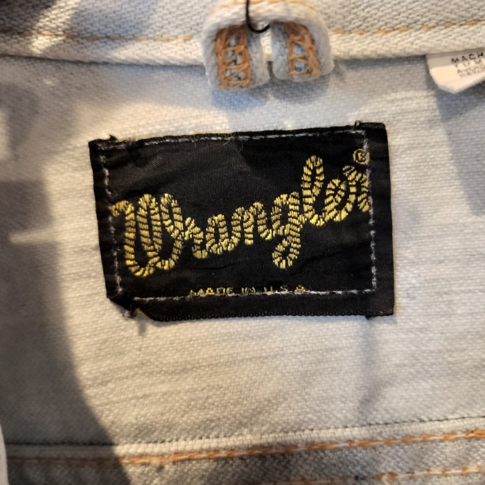 Wrangler ラングラー  70s  USA製　124MJ デニムジャケット　古着 | Vintage.City 古着屋、古着コーデ情報を発信