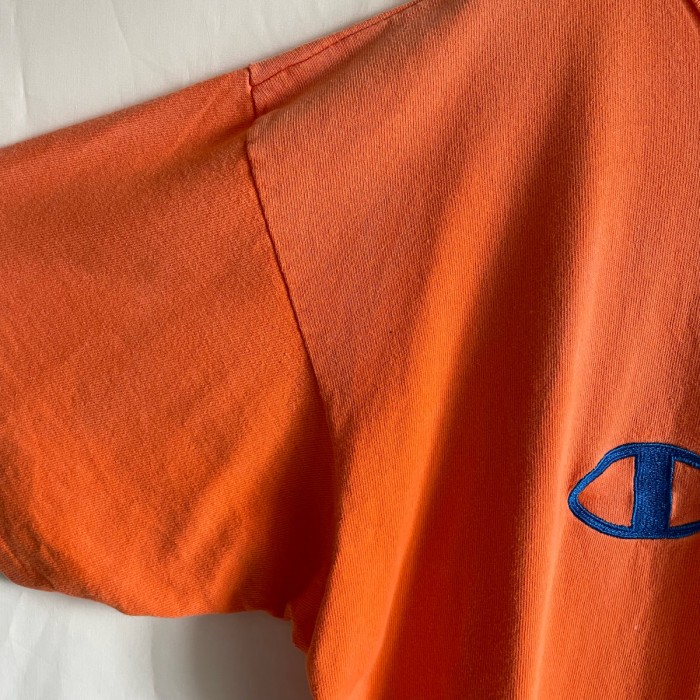 90s チャンピオン 刺繍ロゴ Tシャツ 古着 橙 オレンジ USA製 | Vintage.City 古着屋、古着コーデ情報を発信