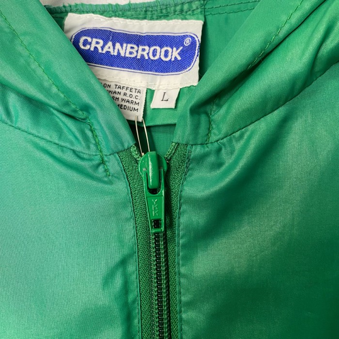 90s CRANBROOK アノラックパーカー 古着 緑 グリーン ナイロン | Vintage.City 古着屋、古着コーデ情報を発信