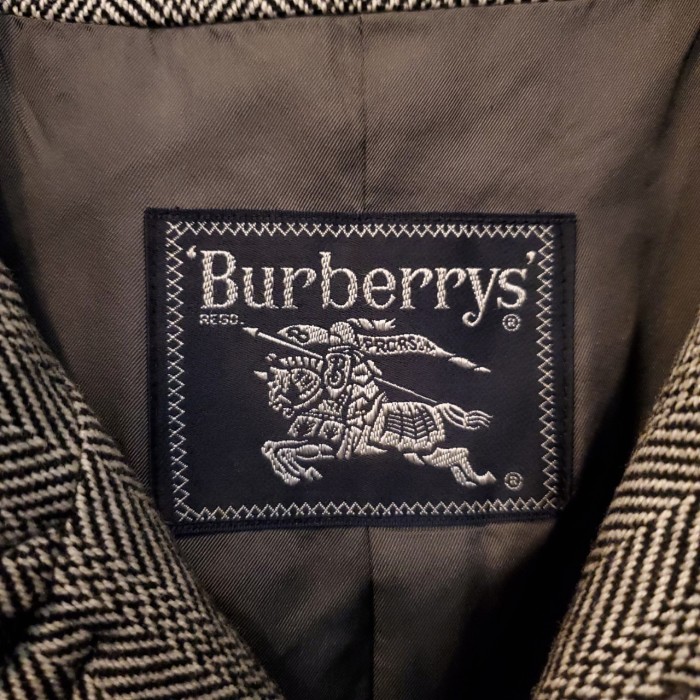 Burberrys バーバリー　90s シェブロン柄　バルマカーンコート　ステンカラーコート　古着 | Vintage.City 古着屋、古着コーデ情報を発信