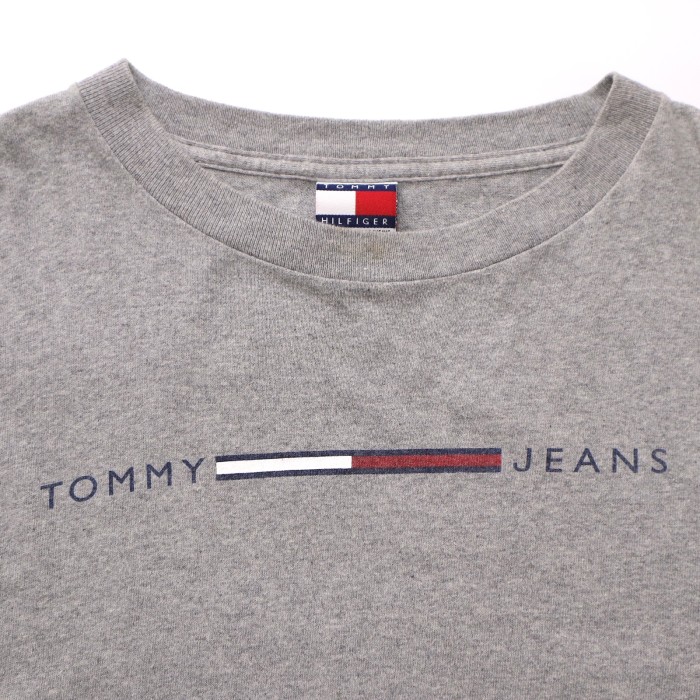 90s TOMMY JEANS ロゴ 長袖Tシャツ ロンT オールドトミー | Vintage.City 古着屋、古着コーデ情報を発信