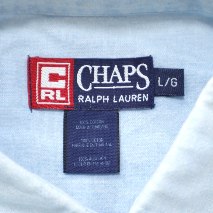 90s CHAPS ラルフローレン チャップス シャンブレーシャツ 長袖シャツ | Vintage.City 古着屋、古着コーデ情報を発信