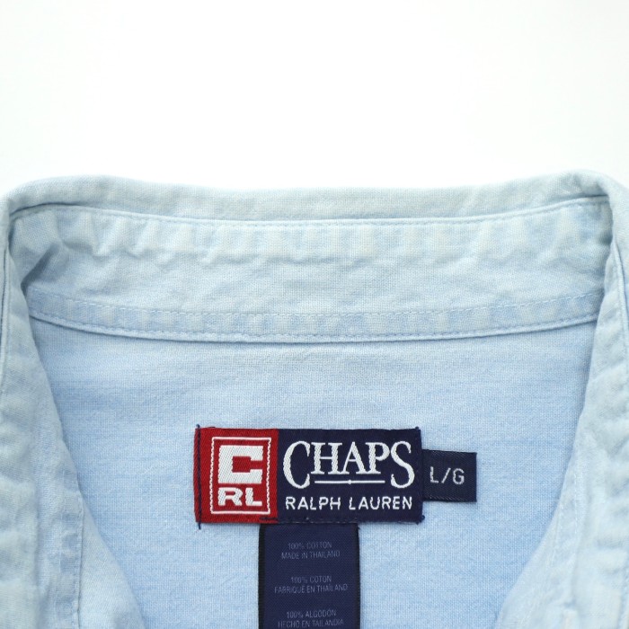 90s CHAPS ラルフローレン チャップス シャンブレーシャツ 長袖シャツ | Vintage.City 빈티지숍, 빈티지 코디 정보