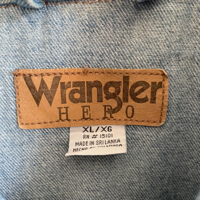 90s Wrangler HERO デニムジャケット Gジャン ラングラー 古着 | Vintage.City 빈티지숍, 빈티지 코디 정보