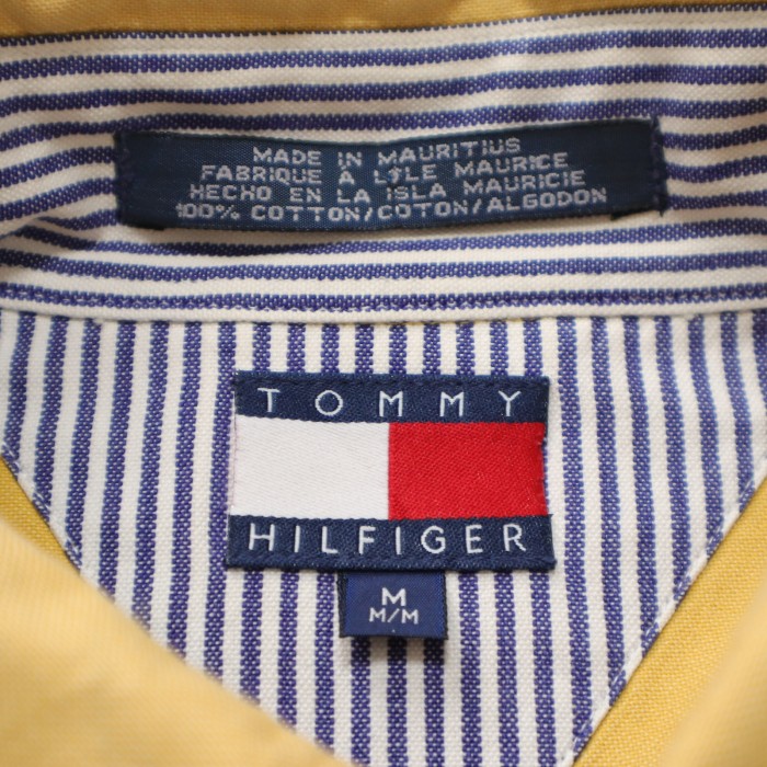 90s TOMMY HILFIGER ボタンダウンシャツ 長袖シャツ トミー | Vintage.City 빈티지숍, 빈티지 코디 정보