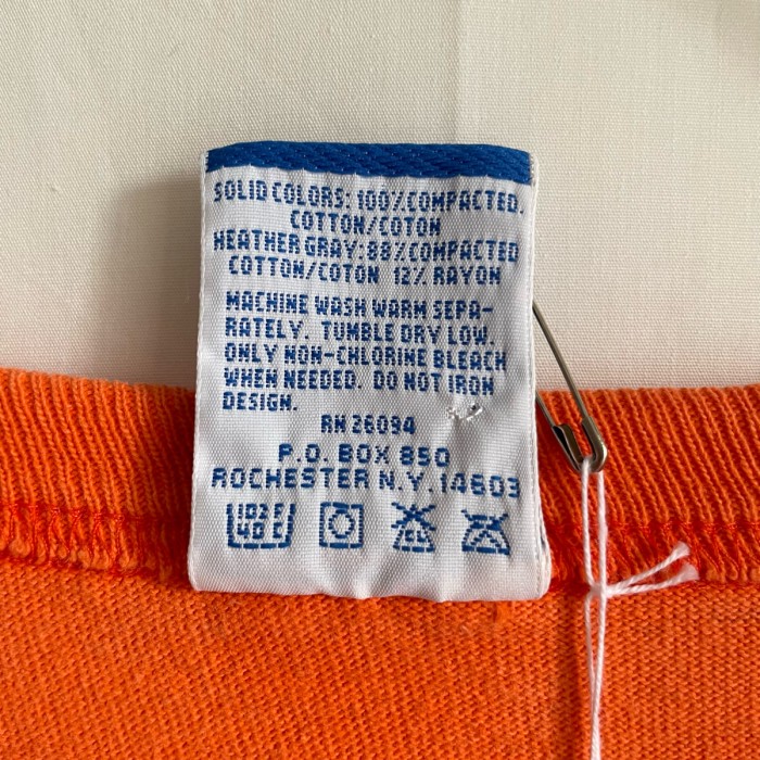 90s チャンピオン 刺繍ロゴ Tシャツ 古着 橙 オレンジ USA製 | Vintage.City 古着屋、古着コーデ情報を発信