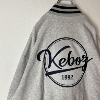 KEBOZ logo stadium jacket size M 配送A　ケボズ　背面ビッグ刺繍ロゴ　スタジャン | Vintage.City 古着屋、古着コーデ情報を発信