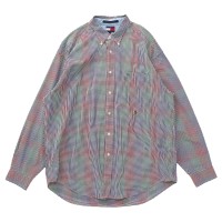 90s TOMMY HILFIGER チェックシャツ ボタンダウンシャツ トミー | Vintage.City 古着屋、古着コーデ情報を発信