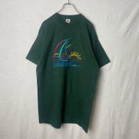 90s ヨット 海 刺繍 Tシャツ 文字 ロゴ 古着 緑 グリーン USA製 | Vintage.City 古着屋、古着コーデ情報を発信