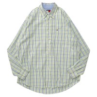 00s TOMMY HILFIGER チェックシャツ ボタンダウンシャツ トミー | Vintage.City 古着屋、古着コーデ情報を発信