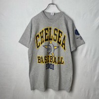 00s ラッセル カレッジTシャツ 古着 ベースボール 野球 グレー チームロゴ | Vintage.City 古着屋、古着コーデ情報を発信