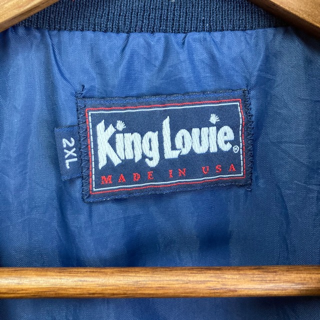80s vintage USA製 king Louie アワードジャケット サイズ2XL オーバー