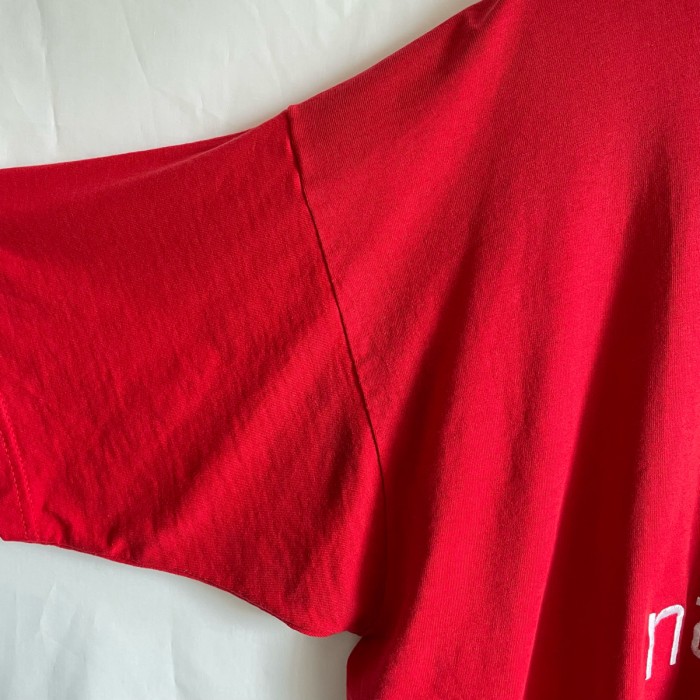 90s NAUTICA 刺繍ロゴ Tシャツ 古着 ノーティカ 赤 レッド | Vintage.City 빈티지숍, 빈티지 코디 정보