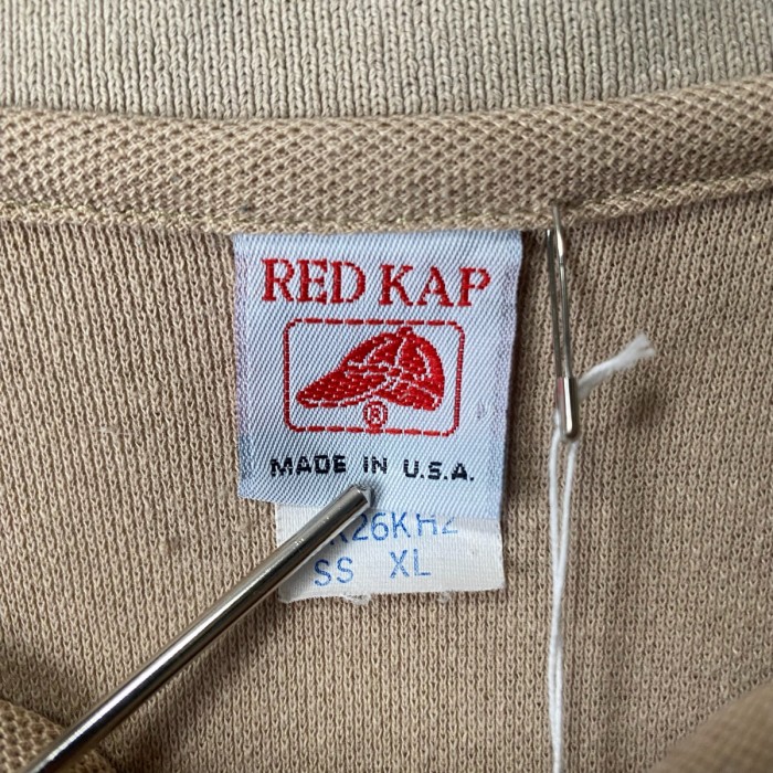 90s RED KAP ポロシャツ 古着 レッドキャップ ベージュ 半袖 | Vintage.City 古着屋、古着コーデ情報を発信