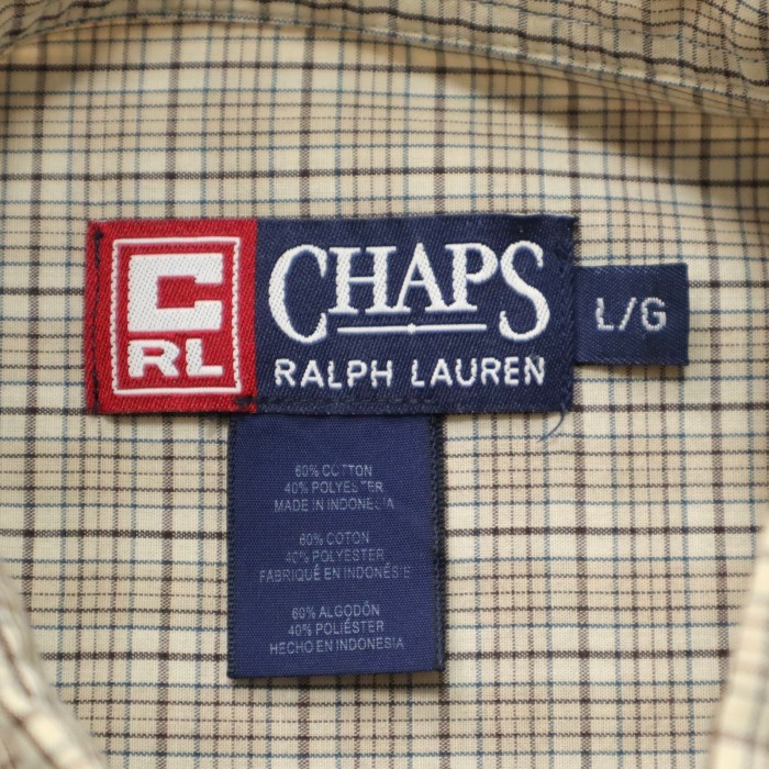 90s CHAPS ラルフローレン チャップス チェックシャツ 長袖シャツ | Vintage.City 古着屋、古着コーデ情報を発信
