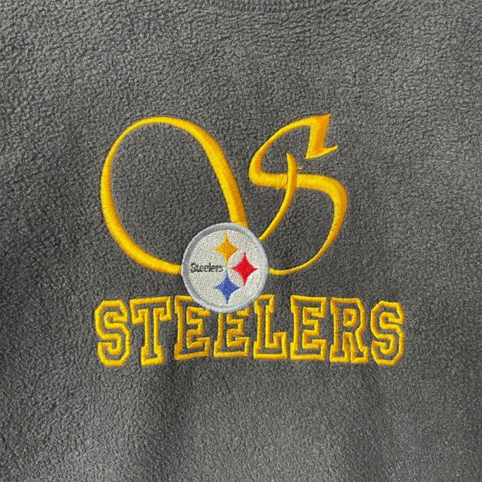 90s NFL Steelers フリース スティーラーズ チームロゴ アメフト | Vintage.City 古着屋、古着コーデ情報を発信