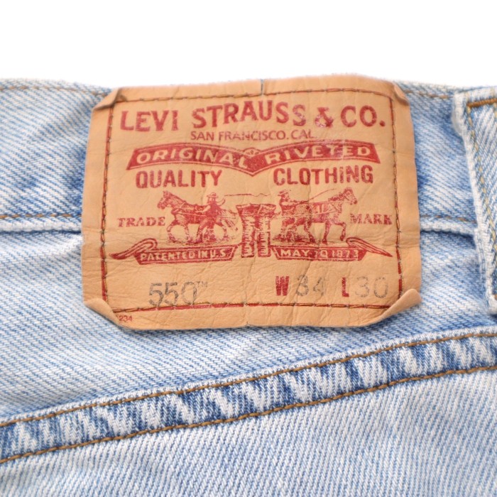 00s Levi's 550 バギー ワイド テーパード デニム ジーンズ | Vintage.City 빈티지숍, 빈티지 코디 정보