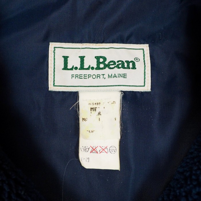 90s L.L.Bean USA製 パイルフリースジャケット L ネイビー ボア アメリカ製 ビンテージ アウトドア | Vintage.City 빈티지숍, 빈티지 코디 정보