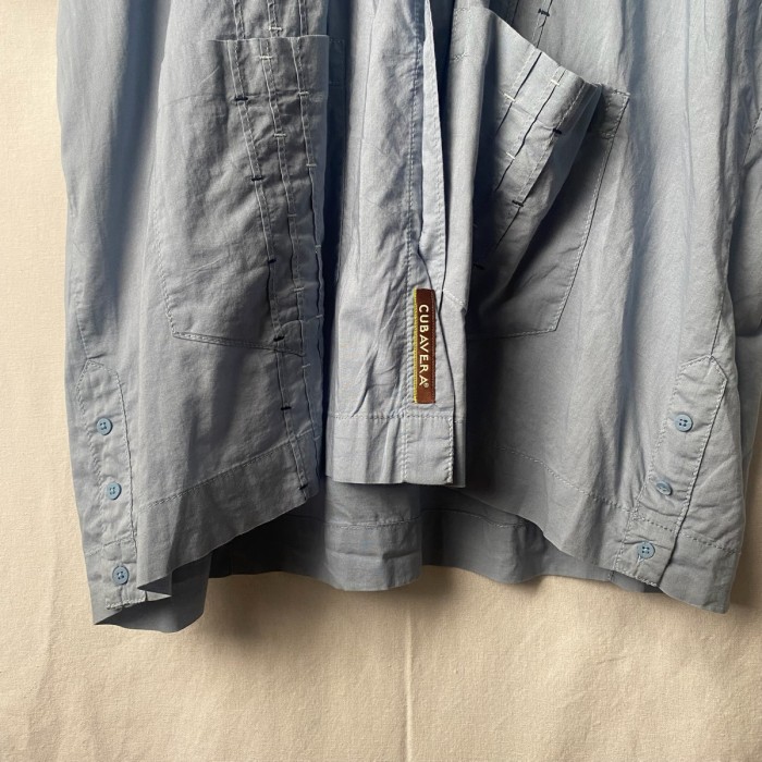90s 00s CUBAVERA キューバシャツ 古着 半袖シャツ 水色 | Vintage.City 古着屋、古着コーデ情報を発信