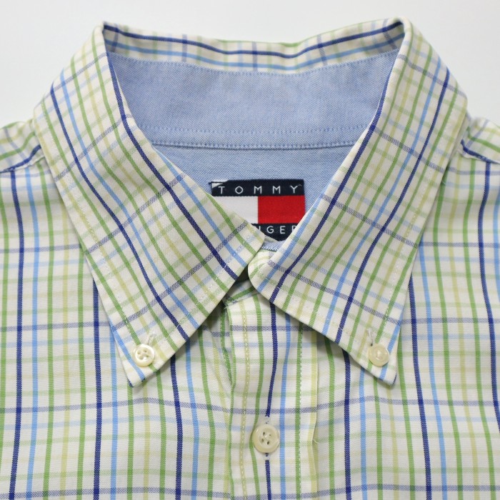 00s TOMMY HILFIGER チェックシャツ ボタンダウンシャツ トミー | Vintage.City 古着屋、古着コーデ情報を発信