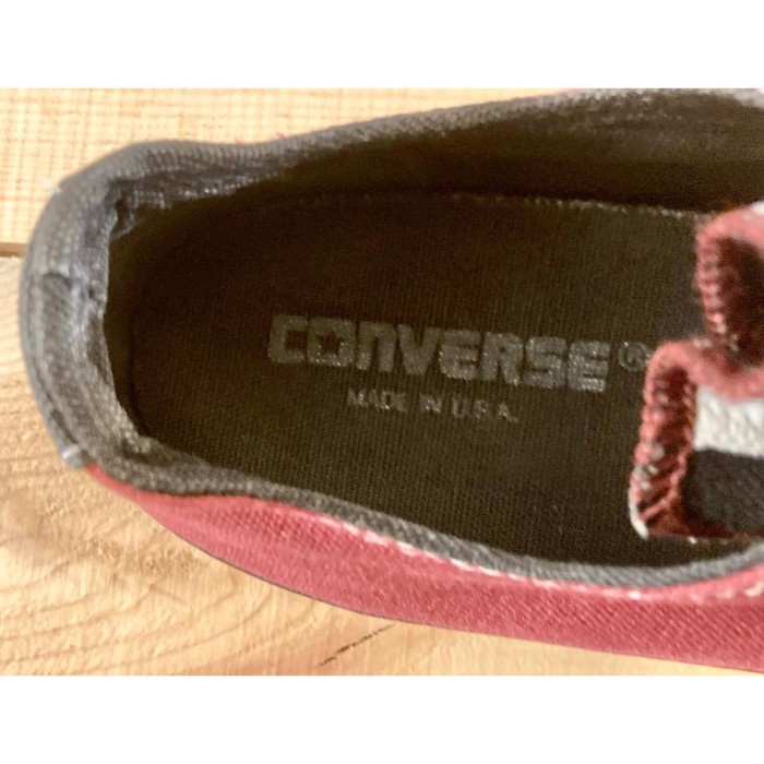 converse（コンバース） ALL STAR BOWLING （オールスター ボーリング）マルーン/黒 8 26.5cm 90s USA 2310 | Vintage.City 古着屋、古着コーデ情報を発信