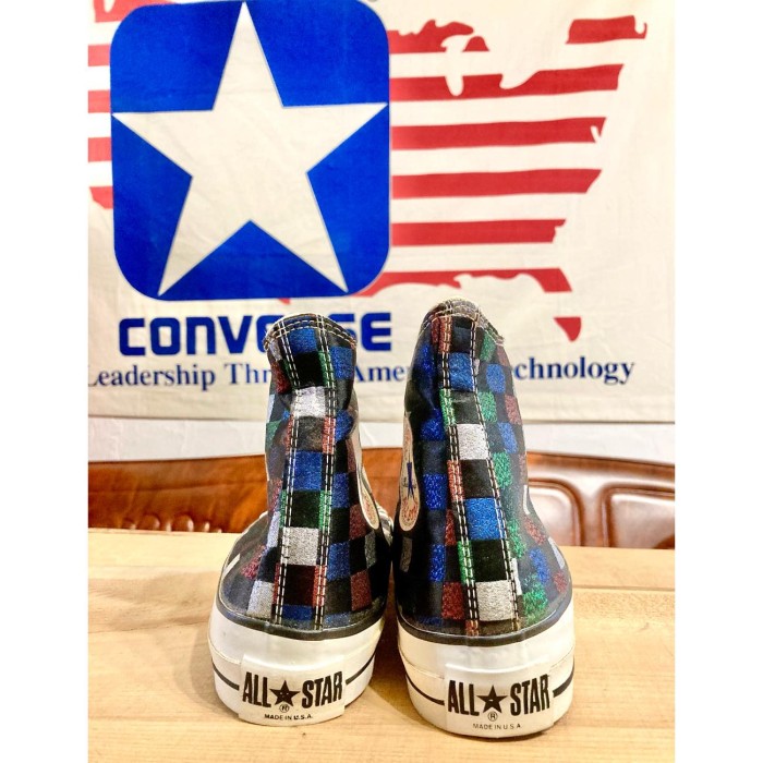 converse（コンバース） ALL STAR MULTI COLORED（オールスター マルチカラー）6.5 25cm ハイカット 80s USA 2311 | Vintage.City 古着屋、古着コーデ情報を発信