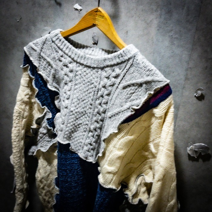 ”編多重奏”_蕎 【NaNa】Special Docking Re:make knit_”Soba” | Vintage.City Vintage Shops, Vintage Fashion Trends