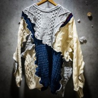 ”編多重奏”_蕎 【NaNa】Special Docking Re:make knit_”Soba” | Vintage.City 빈티지숍, 빈티지 코디 정보
