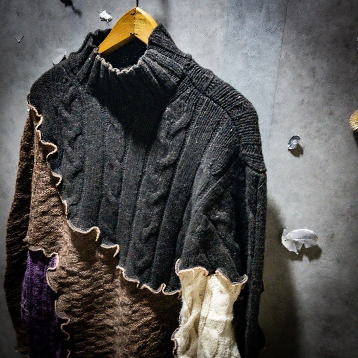 ”編多重奏”_珈 【NaNa】Special Docking Re:make knit_”Coffee” | Vintage.City Vintage Shops, Vintage Fashion Trends