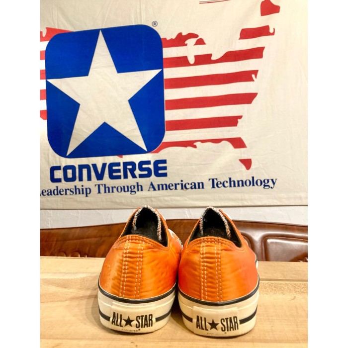 converse（コンバース） ALL STAR NYLON（オールスター ナイロン）オレンジ/黒 8 26.5cm 2312 | Vintage.City 빈티지숍, 빈티지 코디 정보