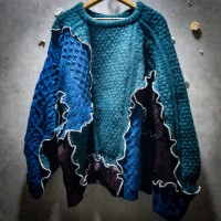 ”編多重奏”_森 【NaNa】Special Docking Re:make knit_”Forest” | Vintage.City 빈티지숍, 빈티지 코디 정보