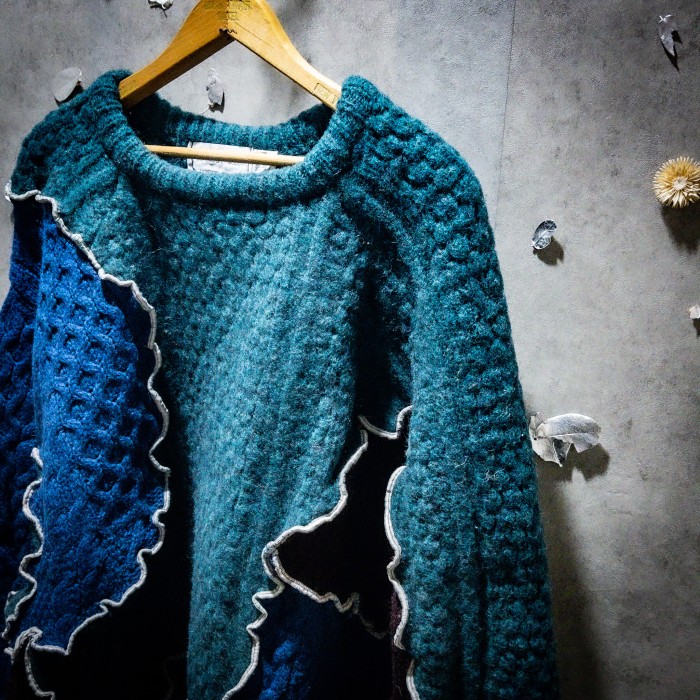 ”編多重奏”_森 【NaNa】Special Docking Re:make knit_”Forest” | Vintage.City 古着屋、古着コーデ情報を発信