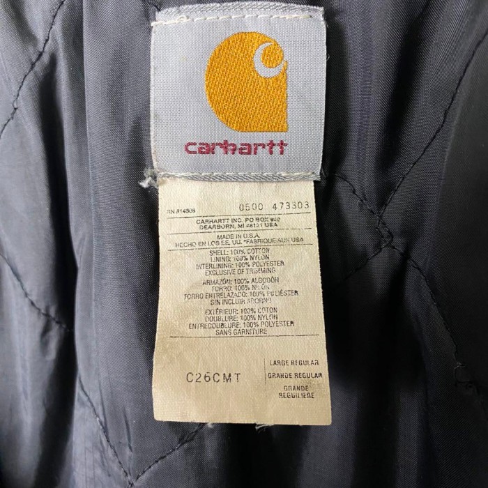 90s USA製 カーハート トラディショナルコート グレー L S2812 | Vintage.City 古着屋、古着コーデ情報を発信