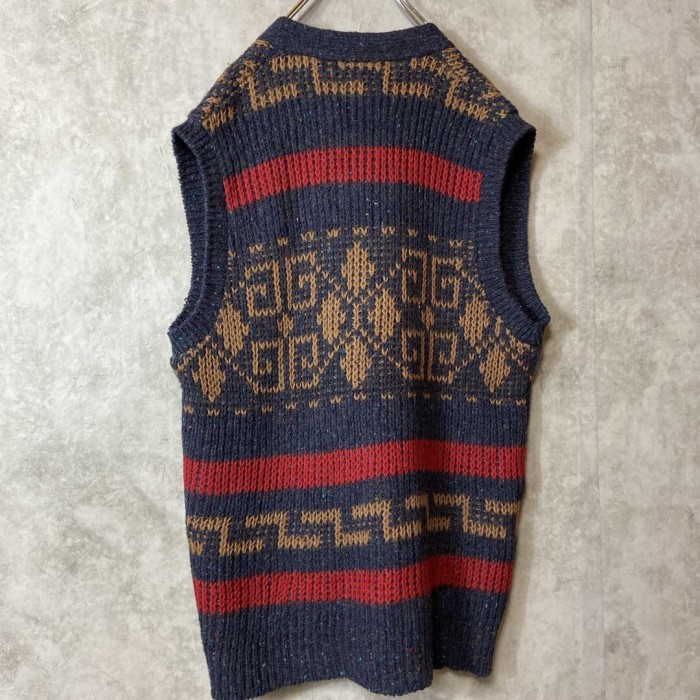 PENDLETON 80's usa製 wool knit vest size M 配送A ペンドルトン　厚手ニットベスト　総柄 | Vintage.City Vintage Shops, Vintage Fashion Trends